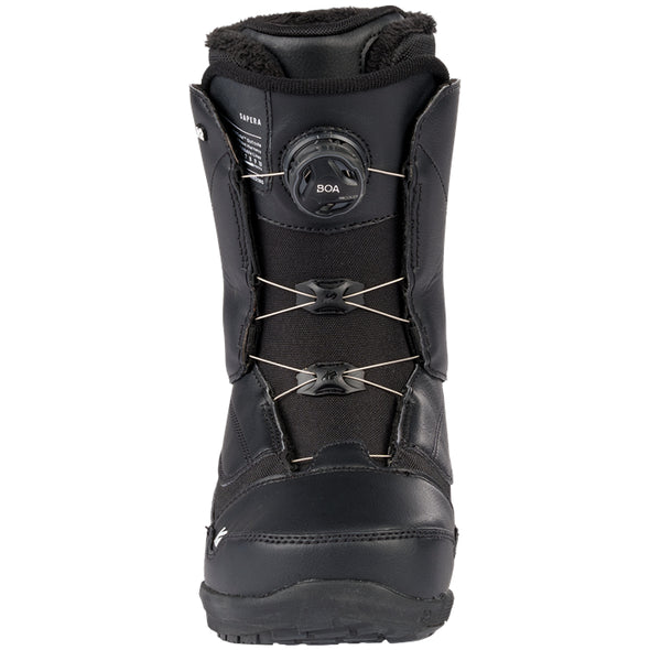 K2 Sapera Black Snowboard Boots 2023
