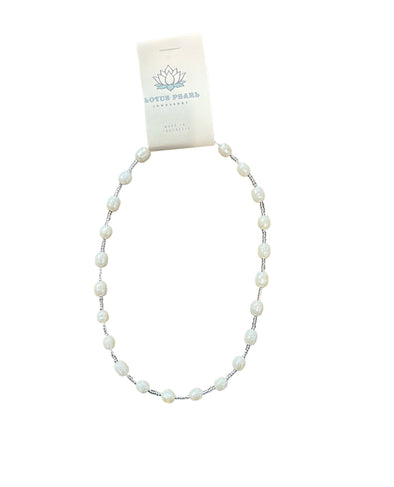 Lotus Pearl Cloud necklace