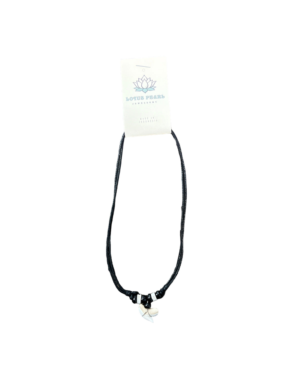 Lotus Pearl Tooth Pendant