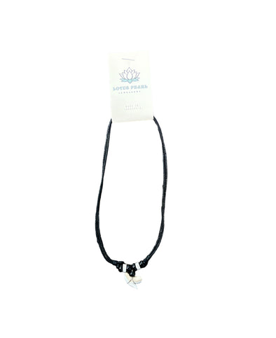 Lotus Pearl Tooth Pendant