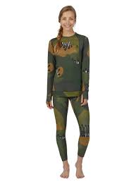 Burton Midweight Base Layer Womens Pant Forest Poppyfield