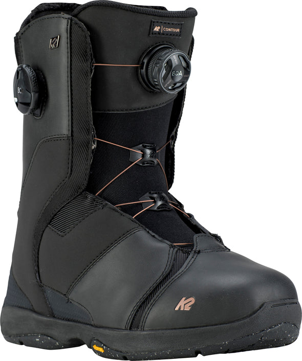 K2 Contour Black Snowboard Boots