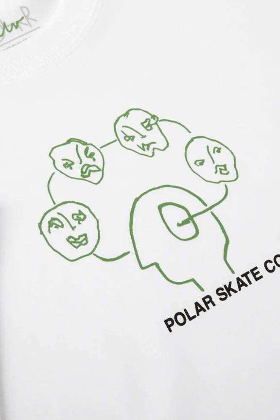 Polar Skate Co. Headspace Tee White