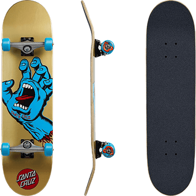 Santa Cruz - Screaming Hand full sk8 completes 8.25" x 31.25" Tan