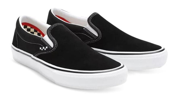 Vans Slip On SKATE Black/White Shoes Shoe