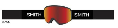 Smith Rally Snow Goggles Black/Red