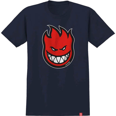Spitfire Bighead Fill Youth Tee Navy/Red