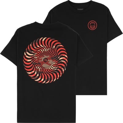 Spitfire Camo Classic T-Shirt Black/Red