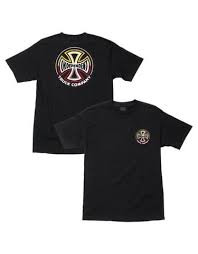 Independent Split Cross Youth Tee Black