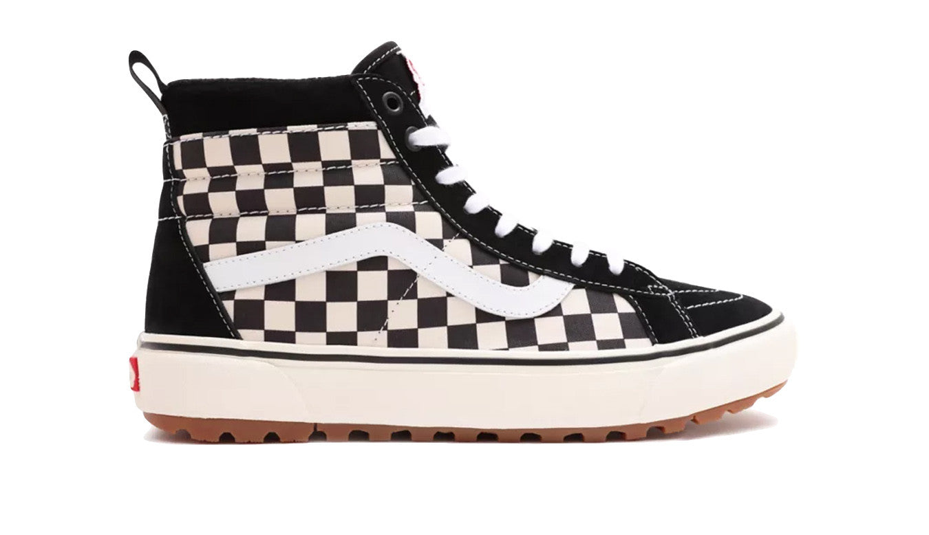 vans rain boots checkered