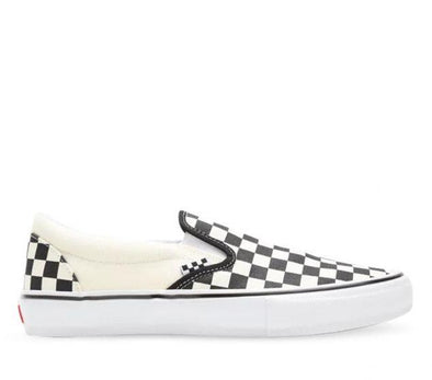 Vans Slip On SKATE Black White Checkerboard Shoe