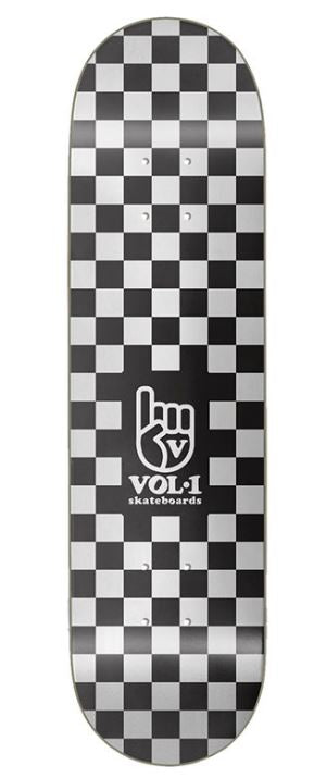 Vol.1 Checker Skateboard Deck 8.0